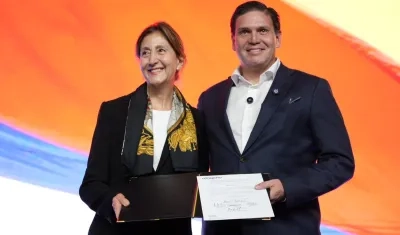 Ingrid Betancourt y Juan Carlos Pinzón.