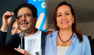 El senador Cepeda y la exministra Corcho