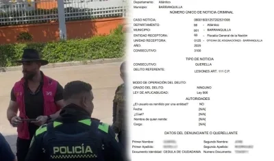 Jaime Avendaño Camacho en el procedimiento/ la denuncia