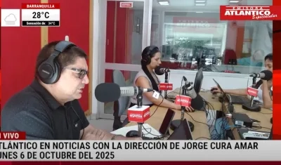 Transmisión de Atlántico en Noticias.