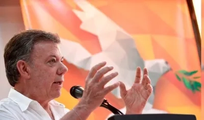 Juan Manuel Santos, expresidente.
