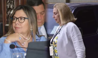 La Fiscal Luz Adriana Camargo y la fiscal 3 Lucy Marcela Laborde.