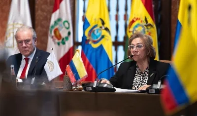 La canciller Rosa Villavicencio.