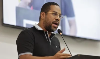 Leyton Barrios, rector de la Universidad del Atlántico. 