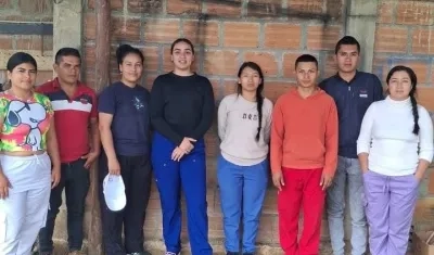 Integrantes de la misión médica.