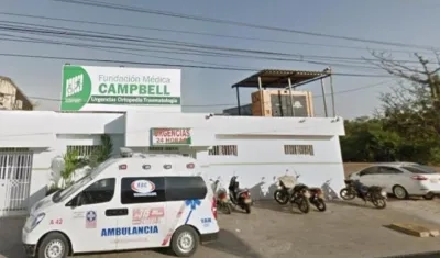 Los heridos fueron trasladados a la Clínica Campbell.