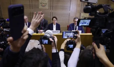 Rueda de prensa de la Fiscalía.