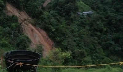 Lugar donde se presentó la creciente súbita. 