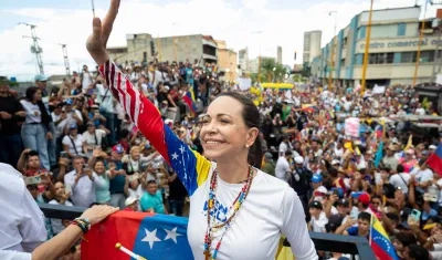 La líder opositora venezolana María Corina Machado.