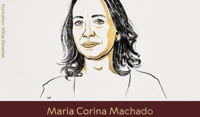 María Corina Machado ganadora del Premio Nobel de la Paz 2025