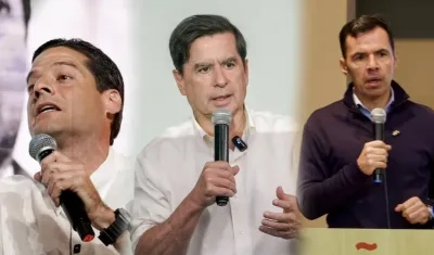 Mauricio Gómez, Juan Fernando Cristo y Guillermo Rivera.