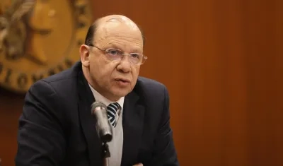 El Ministro de Hacienda, Germán Ávila.