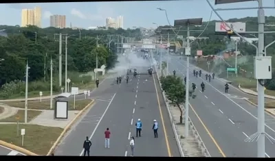 MinInterior denuncia “fuerza desproporcionada”