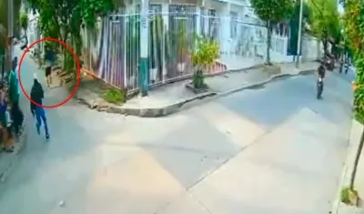 Momento en que se presentó el ataque contra guardianes del Inpec. 