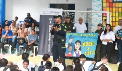 La campaña se realiza en los diferentes colegios de la ciudad. 