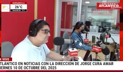 Transmisión de Atlántico en Noticias.