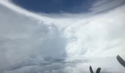 Ojo del huracán Melissa. 