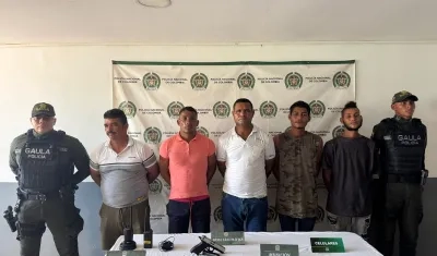 Capturados presuntos integrantes de 'Los Pachencas'. 