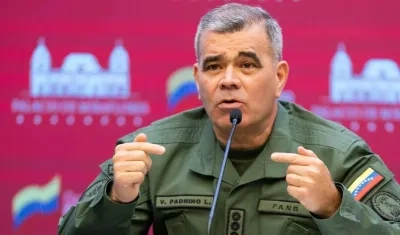 Ministro de Defensa de Venezuela, Vladimir Padrino López.