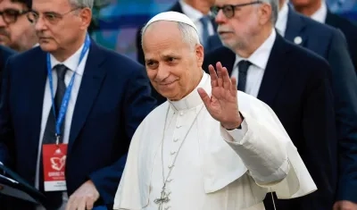 Papa León XIV en Roma, Italia. 