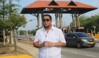 Plinio Cedeño, alcalde de Puerto Colombia.