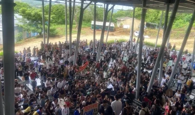 Asamblea estamentaria de estudiantes.