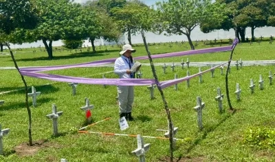 Personal de la UBPD en búsqueda en el Calancala