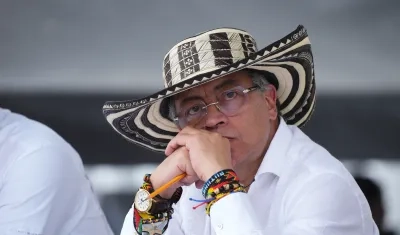 El Presidente Gustavo Petro.