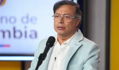El Presidente Gustavo Petro.