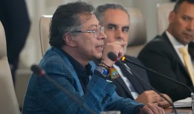 El Presidente de Colombia, Gustavo Petro.
