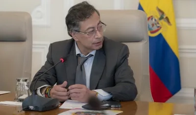 El Presidente Gustavo Petro.