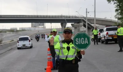 Policía de Tránsito.