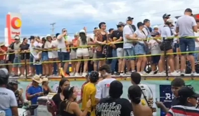 La carroza que colapsó.