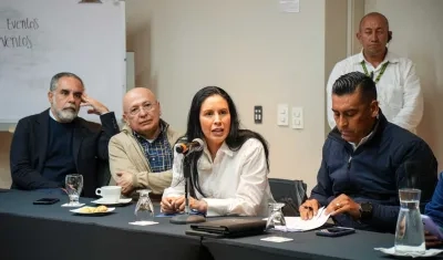 Los Ministros del Interior y Justicia, Armando Benedetti y Eduardo Montealegre, lideraron la reunión.