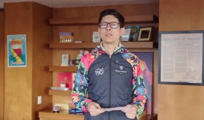 El Ministro de Educación, Daniel Rojas.