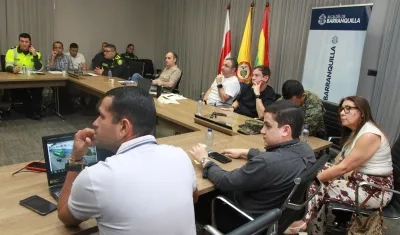 Comité de Seguimiento Interinstitucional en la Alcaldía Distrital. 