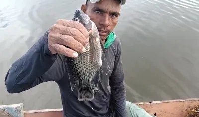 Una mojarra en seis horas y media de pesca