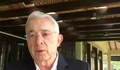 El expresidente Álvaro Uribe Vélez.