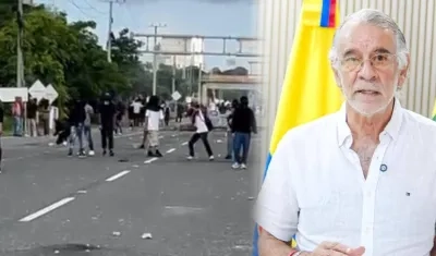 Protesta de los estudiantes de la Universidad del Atlántico / Eduardo Verano.