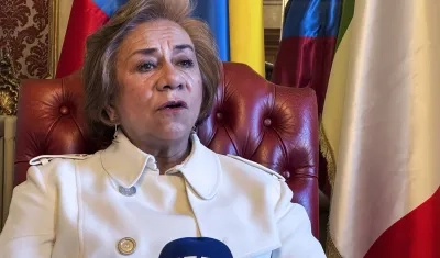 La ministra de Exteriores de Colombia, Rosa Villavicencio.
