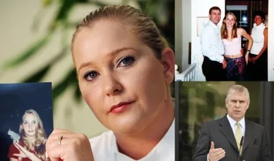 Virginia Giuffre y el príncipe Andrés.