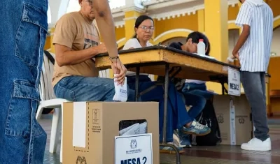 Votaciones para Consejo de Juventud.