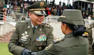 Director de la Policía Nacional, brigadier general William Rincón Zambrano.