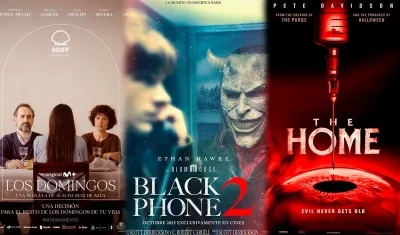'Los domingos', Black phone 2' y 'The home'.