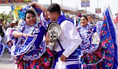 La cumbia es una de las danzas más representativas del Carnaval de Barranquilla. 