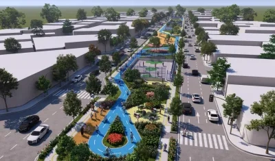 Bulevar Simón Bolívar.