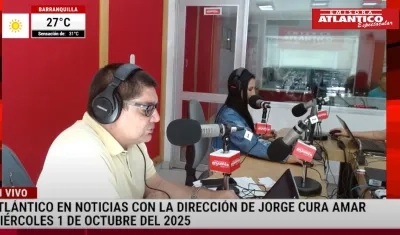 Transmisión de Atlántico en Noticias.