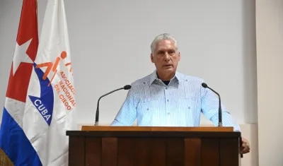 El presidente de Cuba, Miguel Díaz-Canel.
