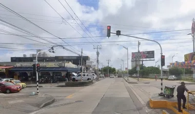 Calle 74 con carrera 44.