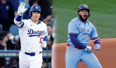 El japonés Shohei Ohtani (Dodgers) y el dominicano Vladimir Guerrero Jr. (Azulejos).